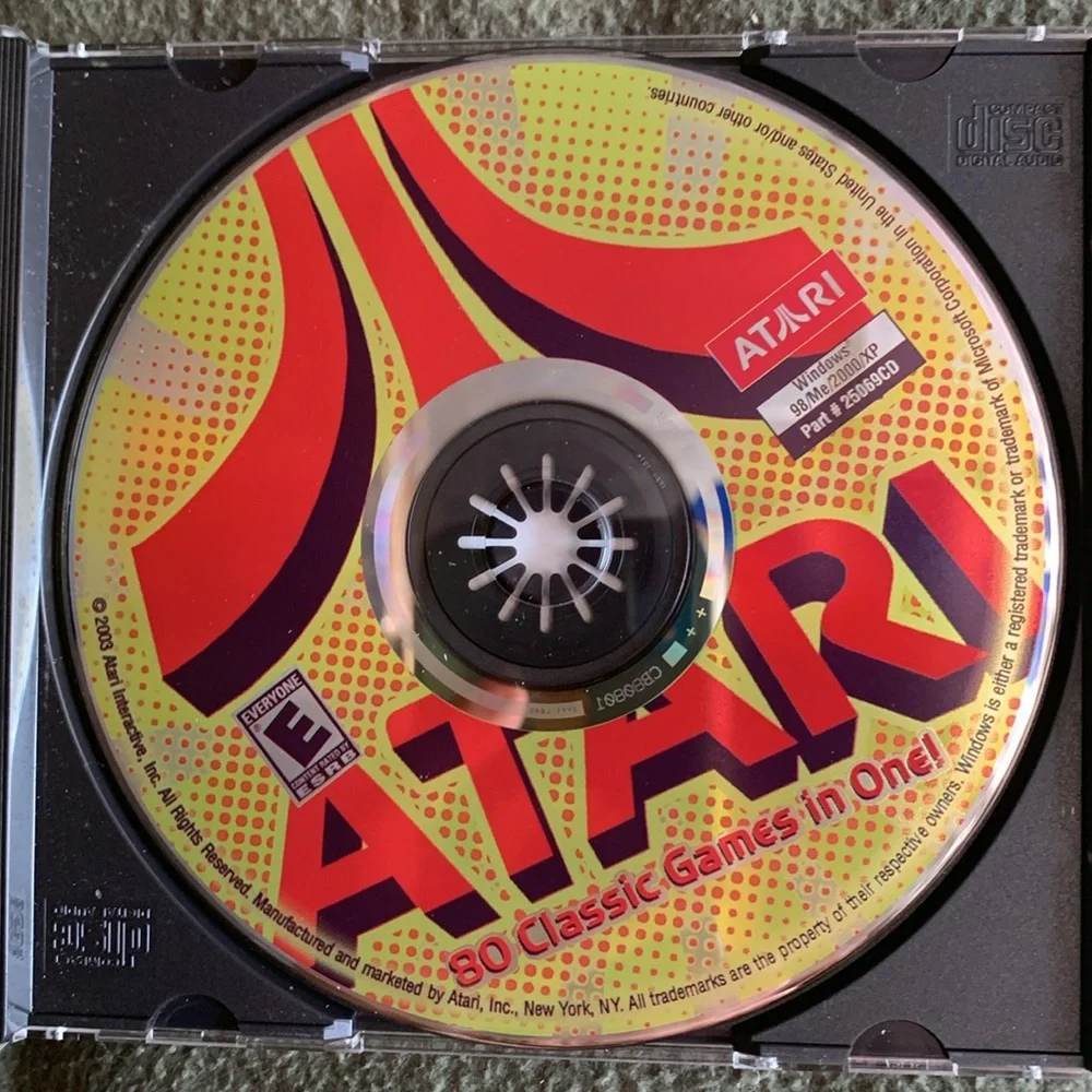 Atari 80 classic games in one. For PC.